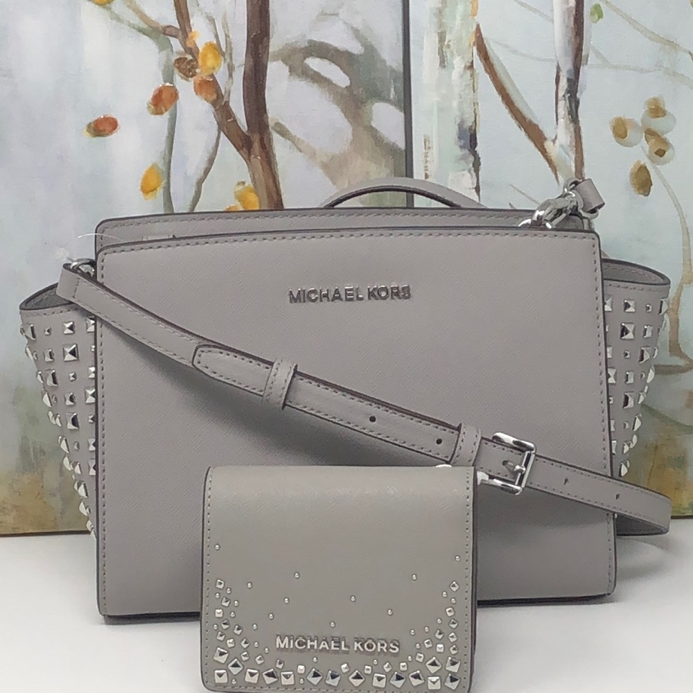 Nwt Michael Kors Bundle Selma satchel with wallet - Picture 3 of 8